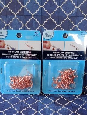 New Bead Landing Fish hook earrings